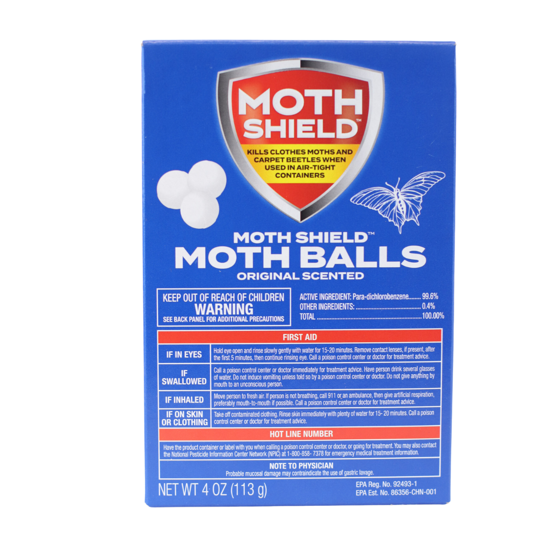 Moth Shield Moth Balls, Original Scented - 4 oz