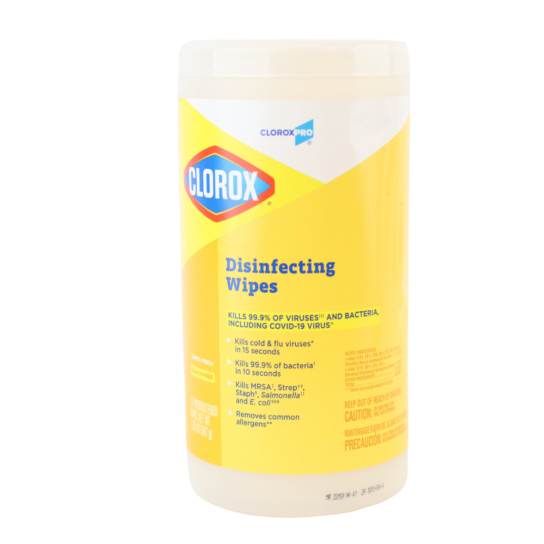 Clorox Disinfecting Wipes - Crisp Lemon Scent 75 ct.