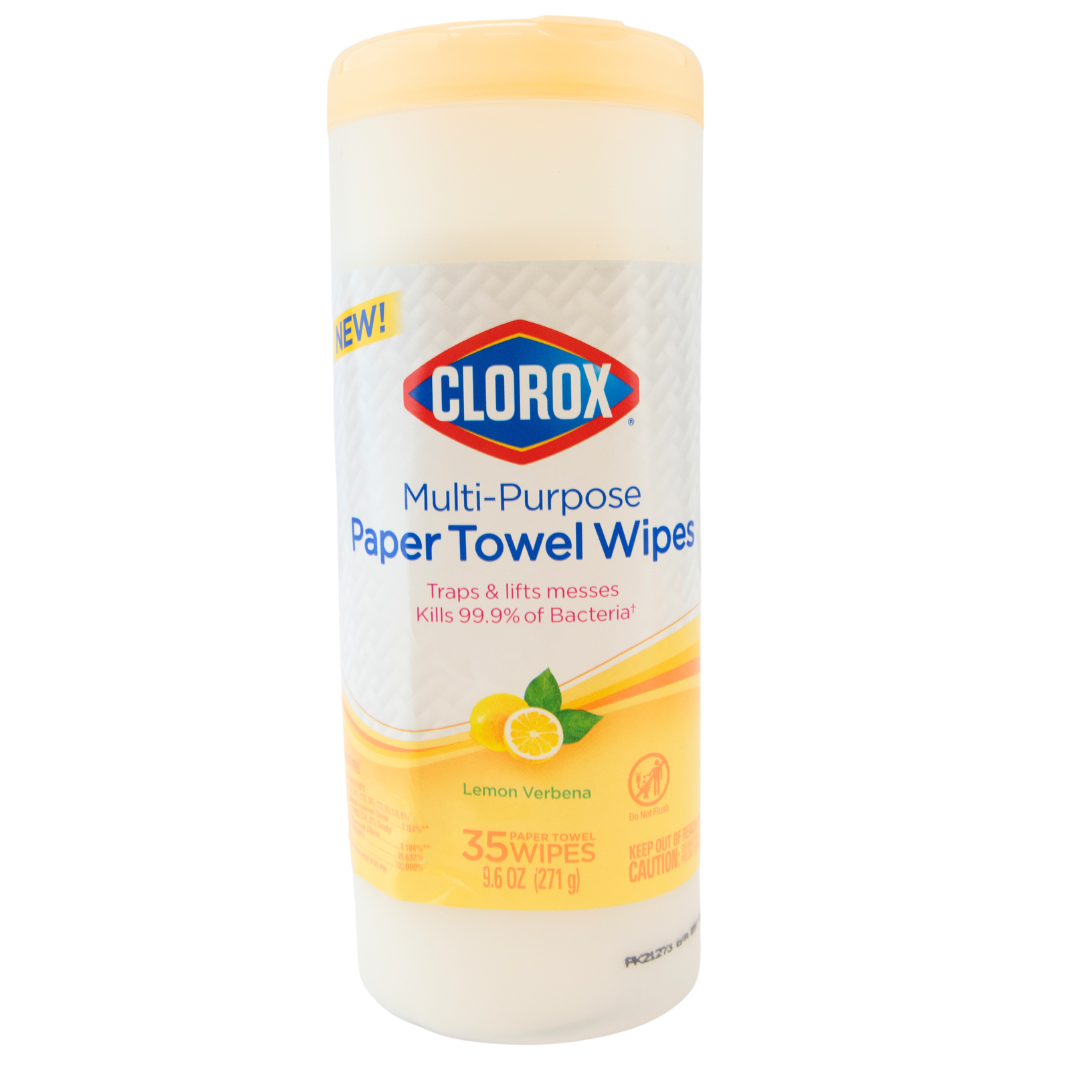 Clorox Lemon Verbena Multi-Purpose Paper Towel Wipes 75 ct