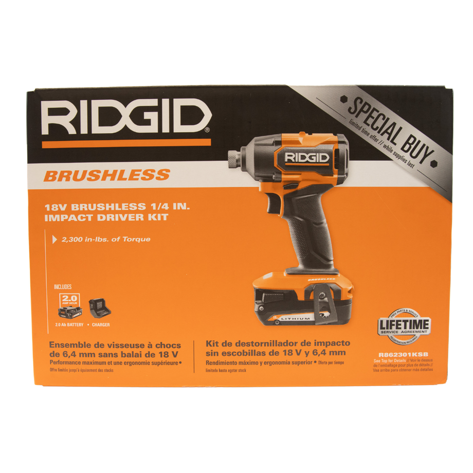 Ridgid 18 volt discount impact