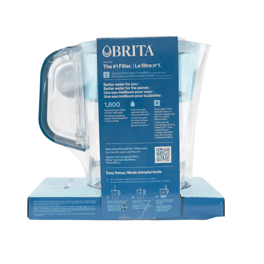 Brita Water Filter 6-cup Denali Water Pitcher Dispenser With