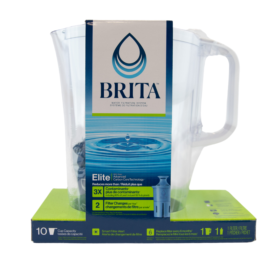 Buy Wholesale Deals Brita Elite Huron Pitcher White 10 Cup – Wholesale ...